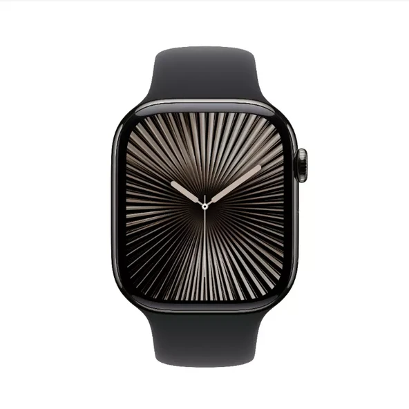 Apple Watch 10 GPS + Cellular 42 mm Arduvaz Kasa Akıllı Saat ve Siyah Spor Kordon - M/L - 3