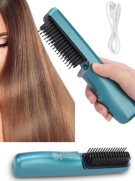 GW 7661 ŞARJLI SAÇ DÜZLEŞTİRİCİ TARAK - Resim 2