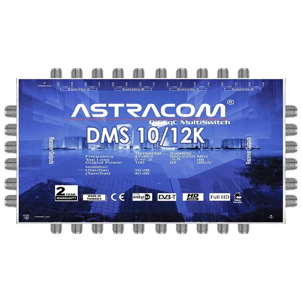 Astracom Kaskatlı Uydu Santral 10/12