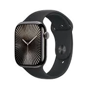 Apple Watch 10 GPS + Cellular 42 mm Arduvaz Kasa Akıllı Saat ve Siyah Spor Kordon - M/L - 1