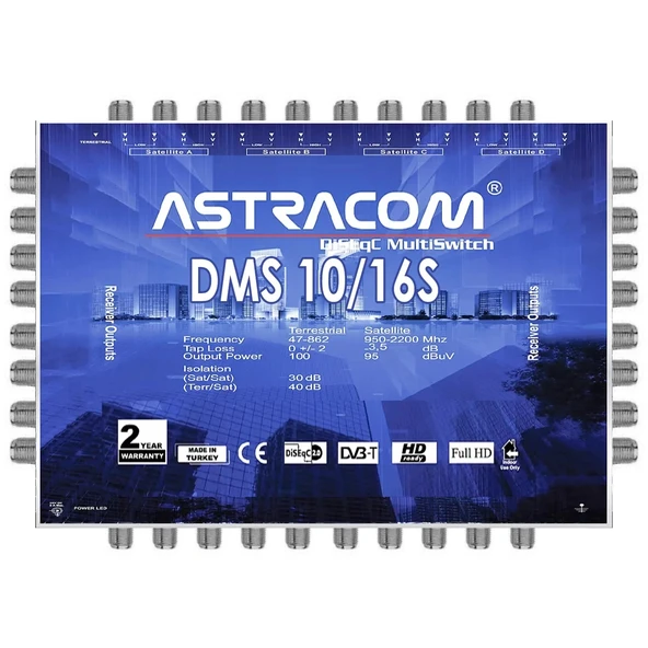 Astracom Sonlu Uydu Santral 10/16