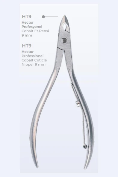 Hector HT9 Profesyonel Cobalt Ultra Keskin Et Pensi 9 mm