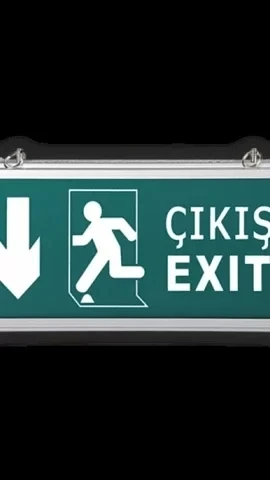 Cata Ct-9167 3w Exıt Çıkış Armatürü Ledli 3 Saat Akülü