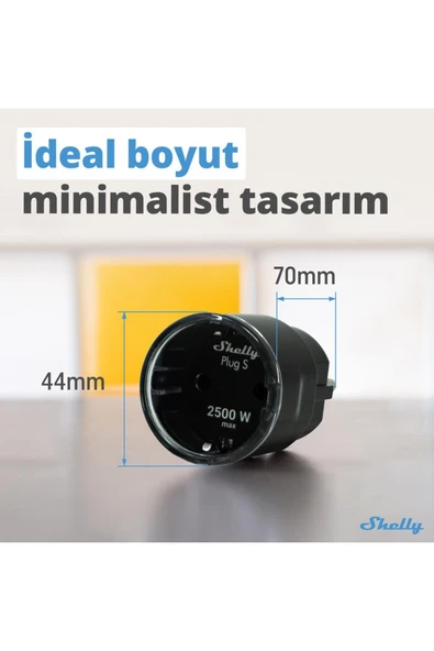 Shelly Plus Plug S Akıllı Priz - 2