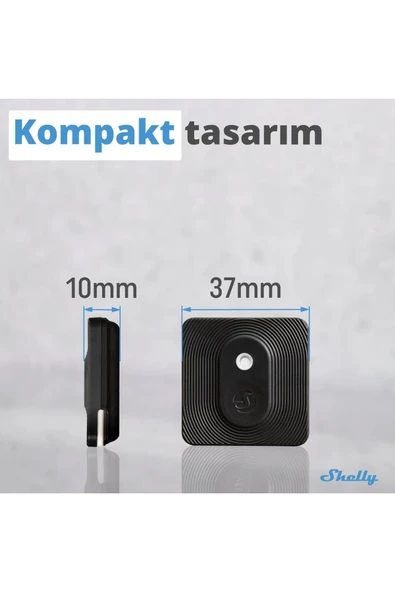 Shelly BLU H&T Siyah Bluetooth Sıcaklık ve Nem Sensörü - 2