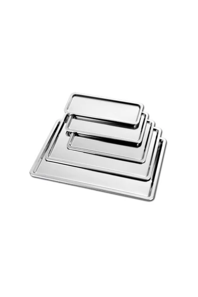 ÖZBİR Çelik Pastane Tepsisi 30x 50 430 Kalite Çelik 1 Adet ürün görseli