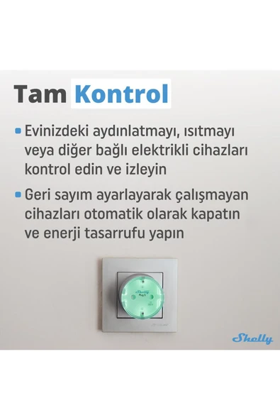 Shelly Plug S Gen3 Matter Destekli Akıllı Priz - 5