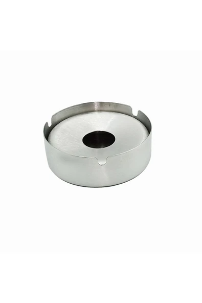 ÖZBİR Çelik Bahçe Tipi Kapaklı Küllük 9,5 Cm 304 Kalite Paslanmaz Çelik 3 Adet ürün görseli