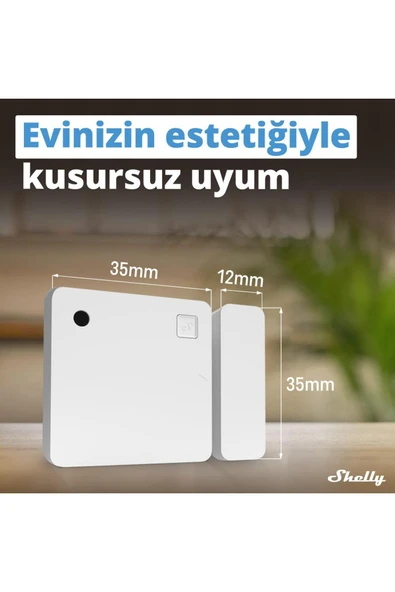 Shelly Blu Door/Window beyaz | Bluetooth kapı ve pencere sensörü | iOS Android uygulaması | uzun ömür - 2