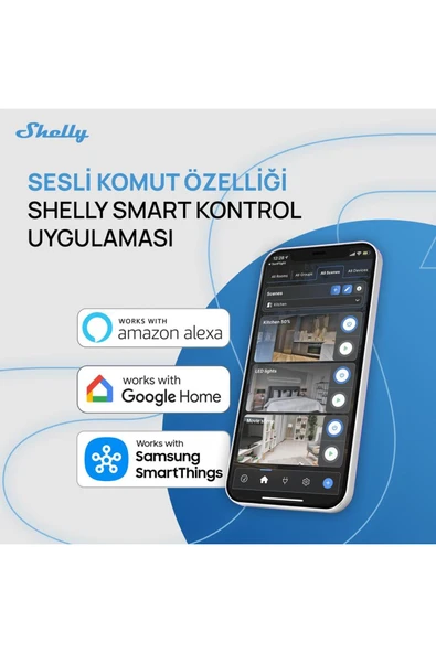 Shelly 2L Gen3 Nötrsüz 2 Kanallı Akıllı Röle - 8