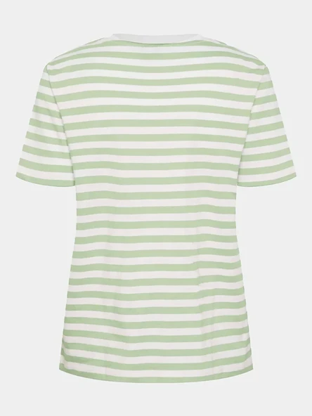 Only Pieces 17140802 0 Yaka Kadin Body - Yesil Cizgili - 3