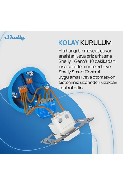 Shelly 1 Gen4 Akıllı Röle - 4