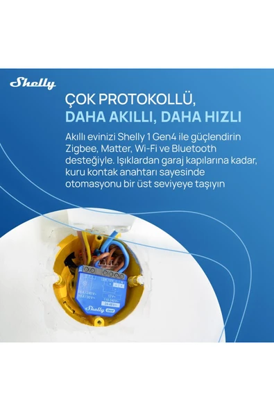 Shelly 1 Gen4 Akıllı Röle - 2