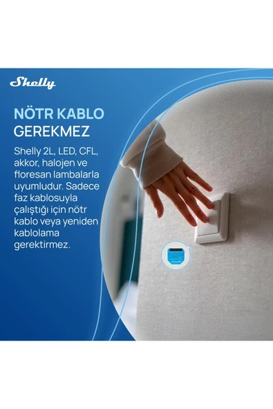 Shelly 2L Gen3 Nötrsüz 2 Kanallı Akıllı Röle - 5
