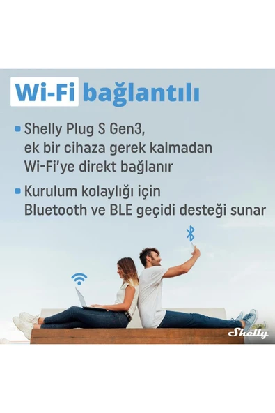 Shelly Plug S Gen3 Matter Destekli Akıllı Priz - 3