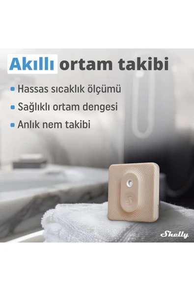 Shelly Blu H&T Mocha | Bluetooth kontrollü sıcaklık ve nem sensörü | su sıçramasına karşı kor - 8