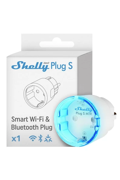 Shelly Plug S Gen3 Matter Destekli Akıllı Priz - 1
