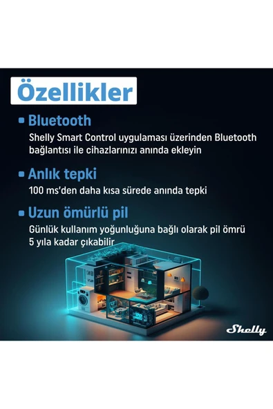 Shelly Blu Motion Bluetooth Hareket Sensörü - 5