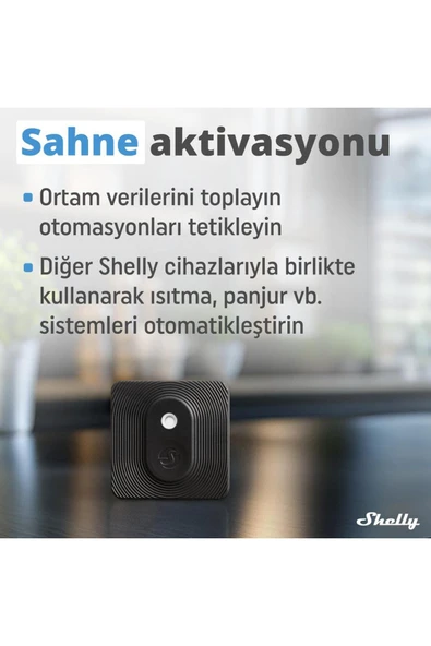 Shelly BLU H&T Siyah Bluetooth Sıcaklık ve Nem Sensörü - 7