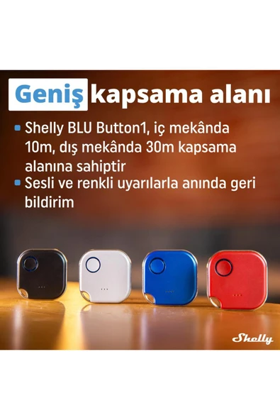 Shelly Blu Button1 Kablosuz Buton - 7