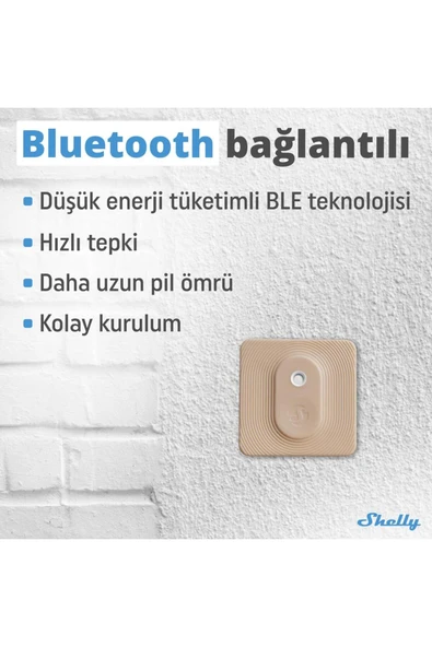 Shelly Blu H&T Mocha | Bluetooth kontrollü sıcaklık ve nem sensörü | su sıçramasına karşı kor - 2