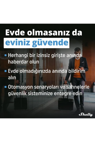 Shelly Blu Door/Window beyaz | Bluetooth kapı ve pencere sensörü | iOS Android uygulaması | uzun ömür - 7