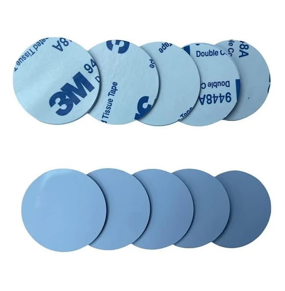 125kHz 25mm Çapında Madeni Para RFID Sticker Yapışkanlı Etiket EM4100 Salt Okunur - 10 Adet - Resim 2