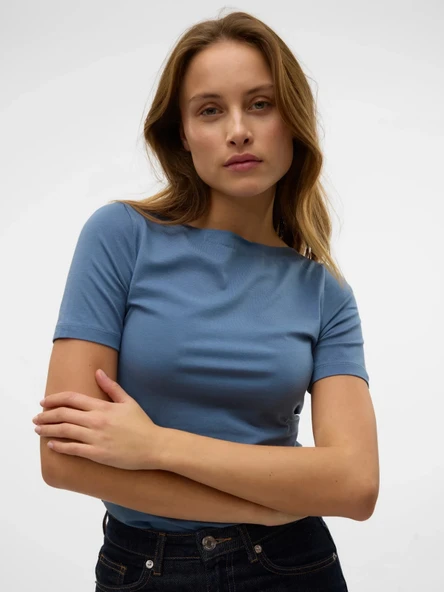 Only Vero Moda 10231753 Kadin Body - Kursun Rengi - Resim 4