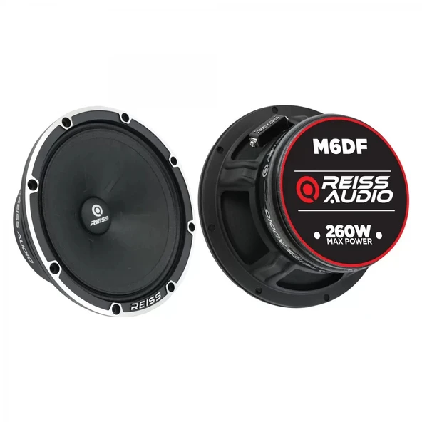 Reıss Audıo Rs-m6df Oto Midrange 16cm 260w 2li ürün görseli