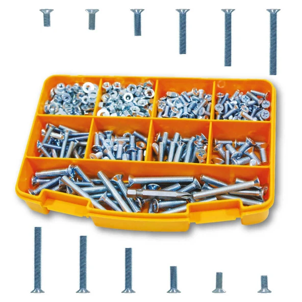 Civtec 682 Parça 16 Çeşit Yhb Vida - Somun - Pul Seti -Takım TK-17 - Resim 6