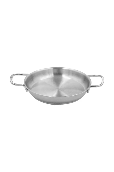 ÖZBİR Çelik İndüksiyon Tabanlı Yumurta Tavası 20 x 3 cm 304 Kalite Paslanmaz Çelik 1 Adet - 1