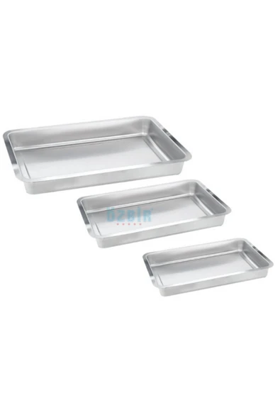 DLEK STORE ÖZBİR Çelik Meze Küveti 16x28 cm 430 Kalite 1 Adet - 1