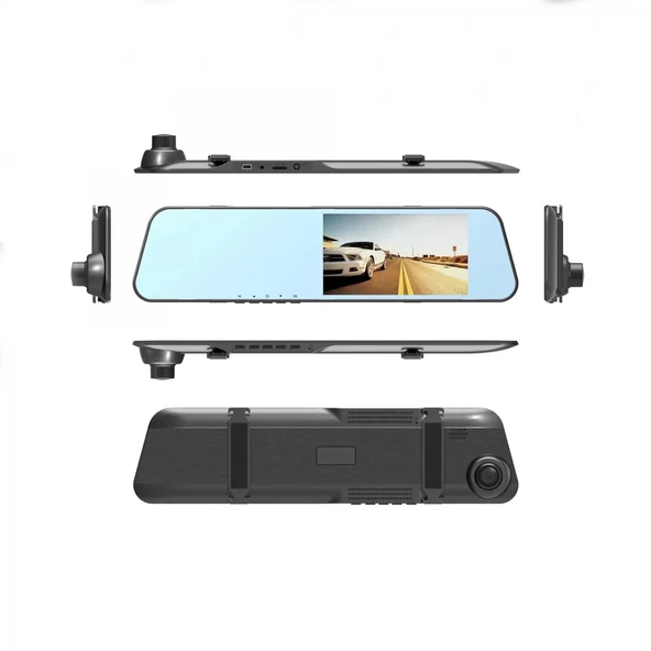 Newfron Nf-hs13 Aynalı Araç Kamerası Dvr 5.5 İnç 2 Kameralı Tf Kartlı - 2