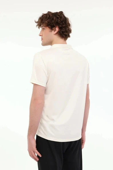 Lumberjack Ct461 Sherman Erkek Yakali Tshirt - Kirik Beyaz - 3