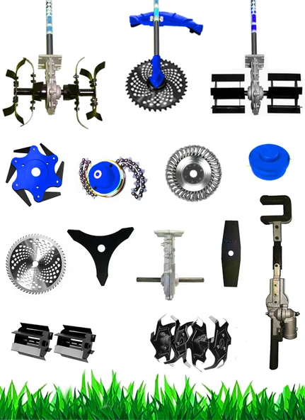 Lombard NEW 12 Parça Full Set Sırt Tırpan + Zeytin Toplama + Çapalama Seti - Resim 5