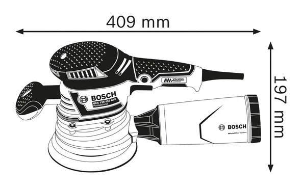 GEX 40-150 EKSANTRİK ZIMPARA MAKİNESİ - 2