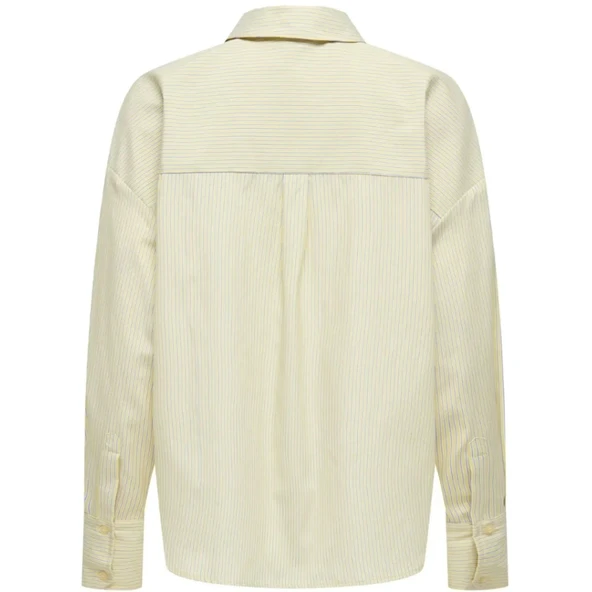 Only 15371244 Kadin Gomlek - Sari Cizgili - Resim 2