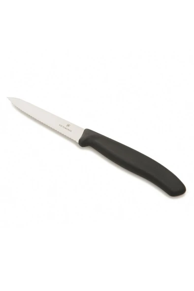 Victorinox 6.7733 Tırtıklı Soyma Bıçağı - Siyah/10 Cm - 2