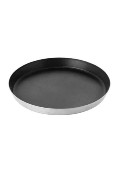 DLEK STORE Özdemir Metal Teflonlu Pizza Tavası 24 CM 3 Adet ürün görseli