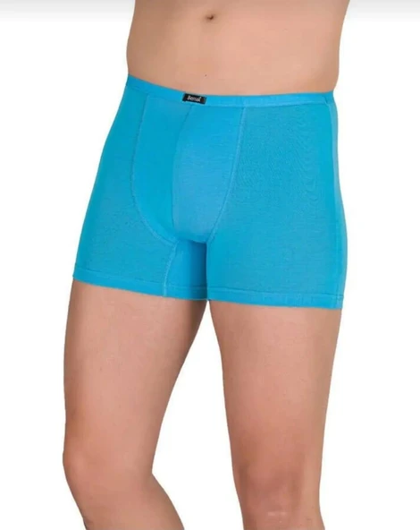 BERRAK 4488 ERKEK MODAL İNCE KEMER LASTİKLİ BOXER 6 ADET - 8