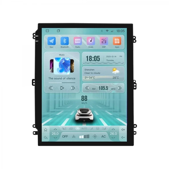 Newfron Nf-z971 Android Ekran Multimedya 9.7" 6+64gb 4 Çekirdek Android 13