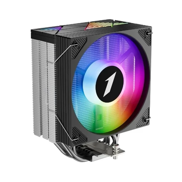 1st Player Cryo Cy12l Siyah 120mm Argb 4pın Pwm Am4,am5/lga1851-1700 Kule Tipi İşlemci Hava Soğutucu