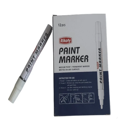 Rikoty Paint Marker Markalama Kalemi 12 Adet - 3