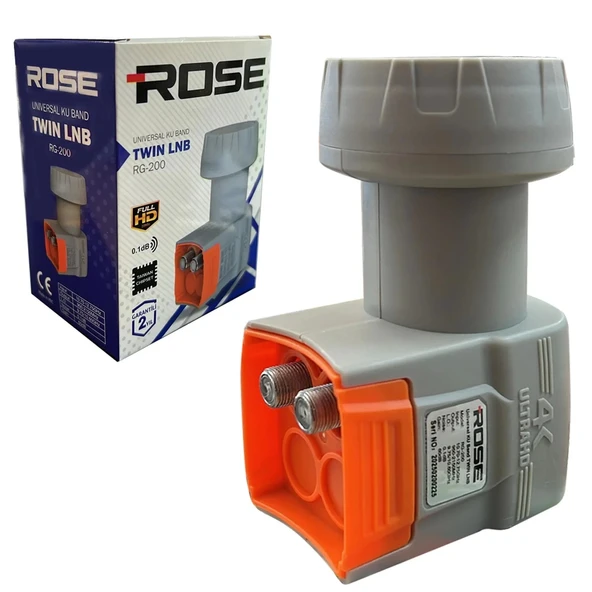 Rose Rg-200 2li Lnb (twin) 0.1db Full Hd