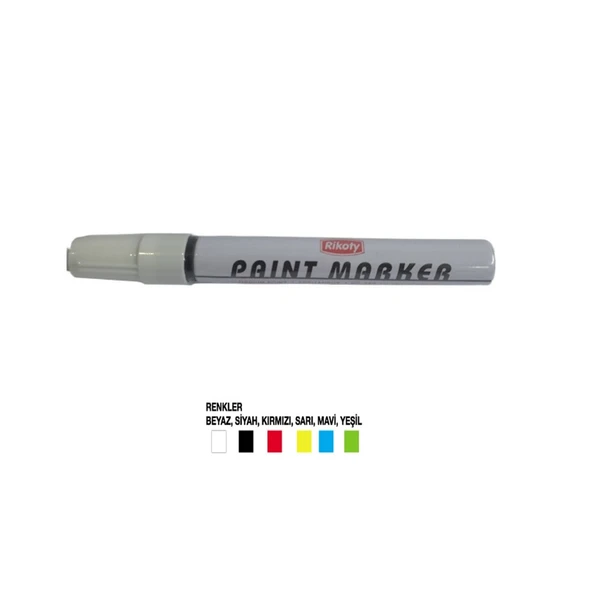 Rikoty Paint Marker Markalama Kalemi 12 Adet