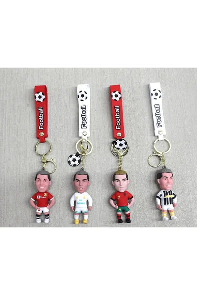 Ronaldo Silikon Anahtarlık | Karakter Figürü Alk4254 | Lisinya - 1