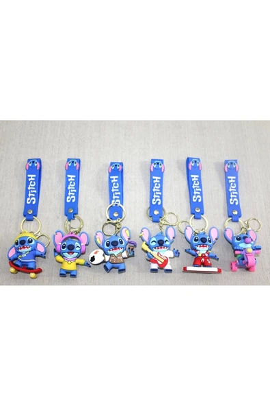Stitch Silikon Anahtarlık | Karakter Figürü Alk4258 | Lisinya - 1