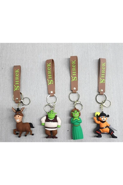Shrek Silikon Anahtarlık | Karakter Figürü Alk4267 | Lisinya - 1