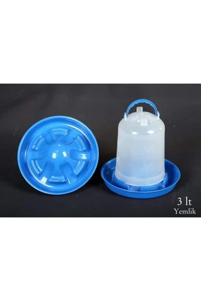 PETFARM Tavuk Ve Civciv 3 Litre Yemlik Ve Suluk Ikisi Bir Arada Gönderilecektir - Resim 2