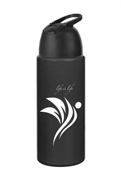 Fege Store ® Kilitlenebilen Matara Güvenlikli Suluk Sporcu Matarası Spor Su Şişesi İçecek Şişesi 700ml - 10